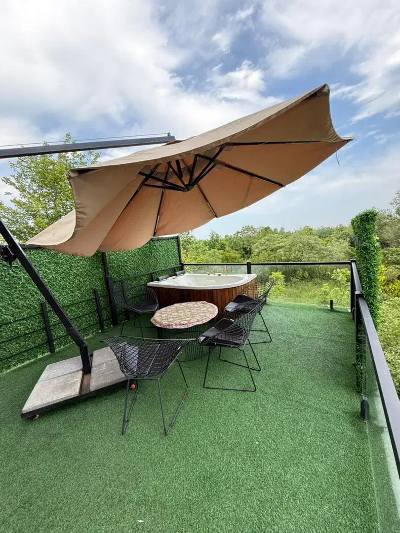 اجاره کلبه سویسی وان جکوزی جنگلی|اجارهٔ کوتاه‌مدت ویلا و باغ|سلمان‌شهر, |دیوار