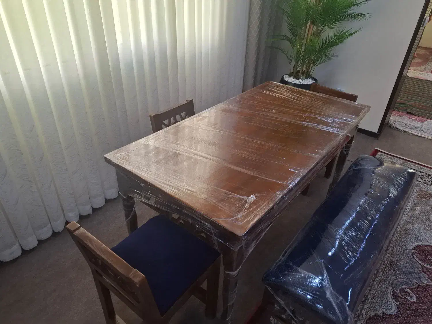 میز ناهارخوری تمام چوب راش|میز و صندلی غذاخوری|فردوسیه, |دیوار