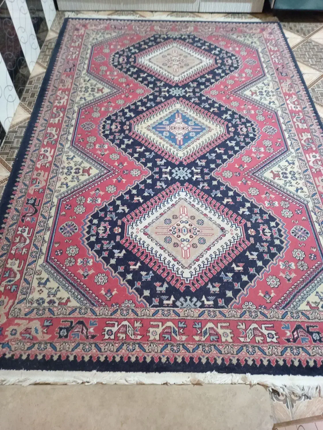 قالیچه|فرش|کرمان, |دیوار