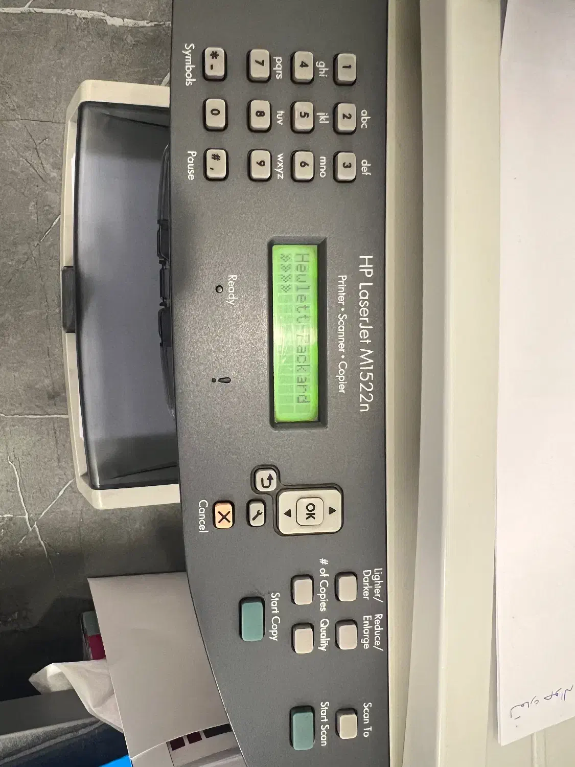 دستگاه ۳ کاره hp laserjet m522n|پرینتر، اسکنر، کپی، فکس|تهران, اختیاریه|دیوار