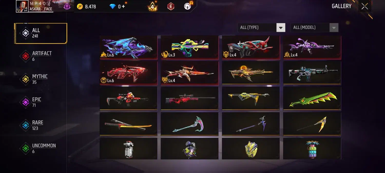 اکانت فری فایر قدیمی فول فول فول|کنسول، بازی ویدئویی و آنلاین|بندرعباس, |دیوار