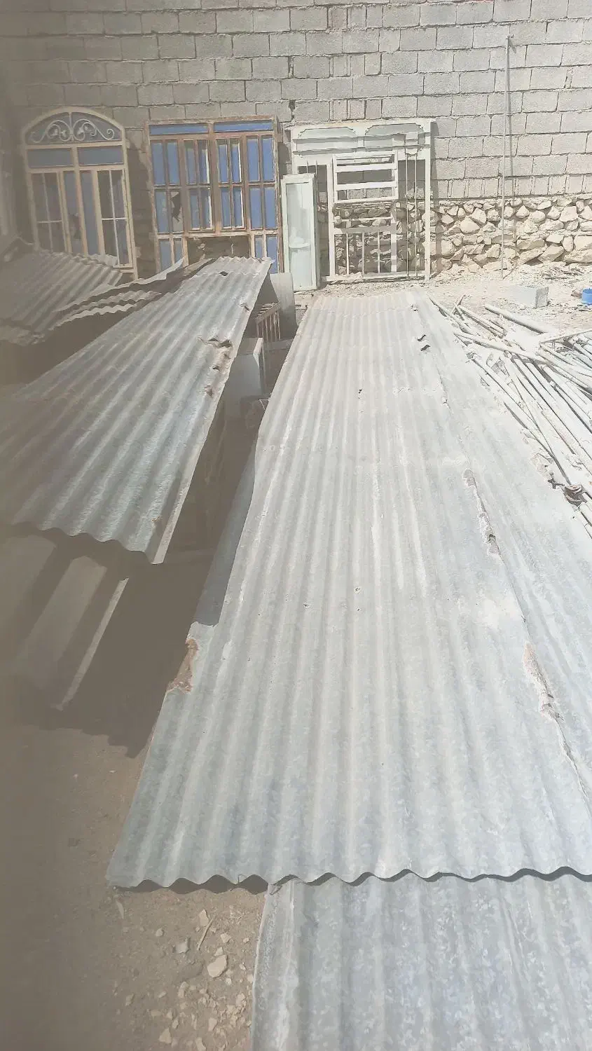 سایبان .ورق .ایرانیت سیمانی.کرکره.پلیت|مصالح و تجهیزات ساختمان|برازجان, |دیوار