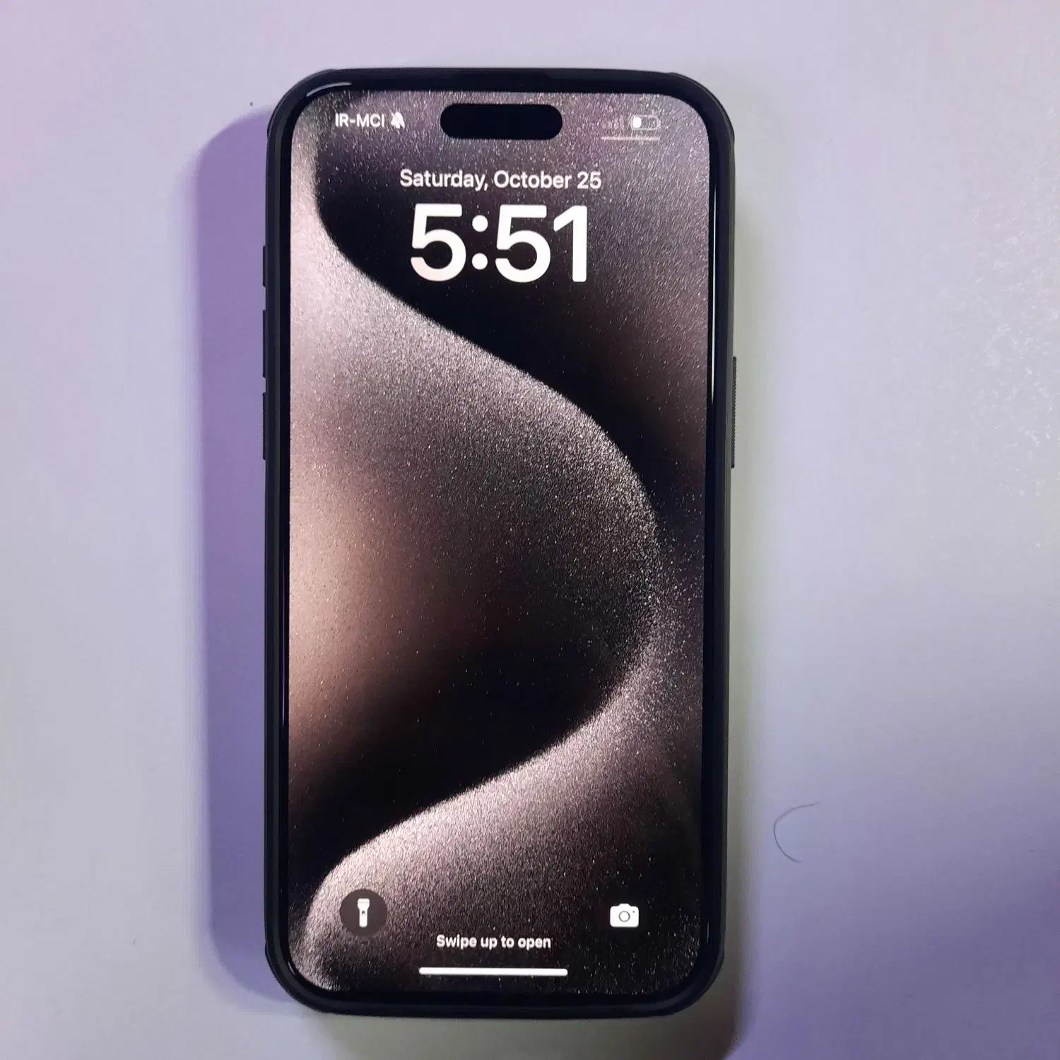 ایفن ۱۵ پرومکس zaa مشکی در حد نو|موبایل|قم, آزادگان|دیوار