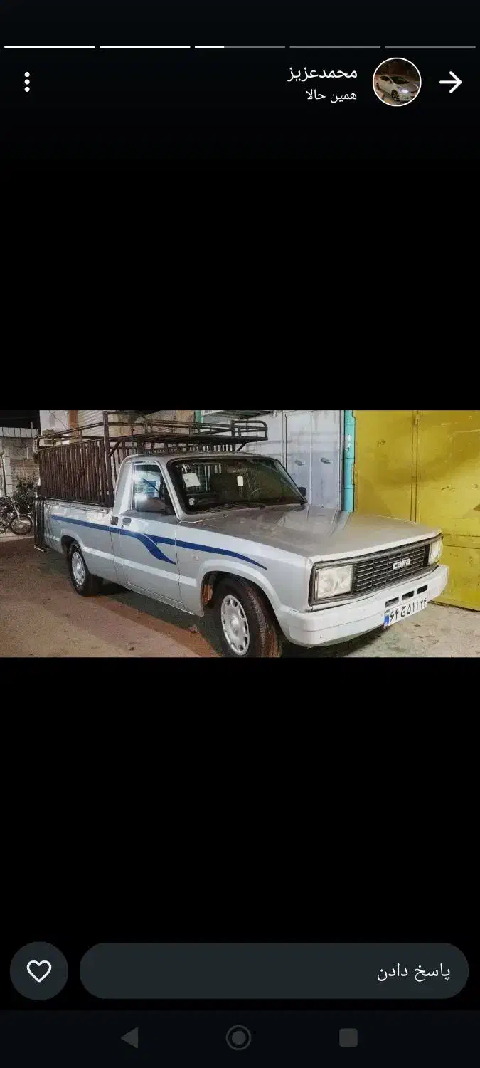 مزدا تک کابین 96|خودرو سواری و وانت|امیدیه, |دیوار