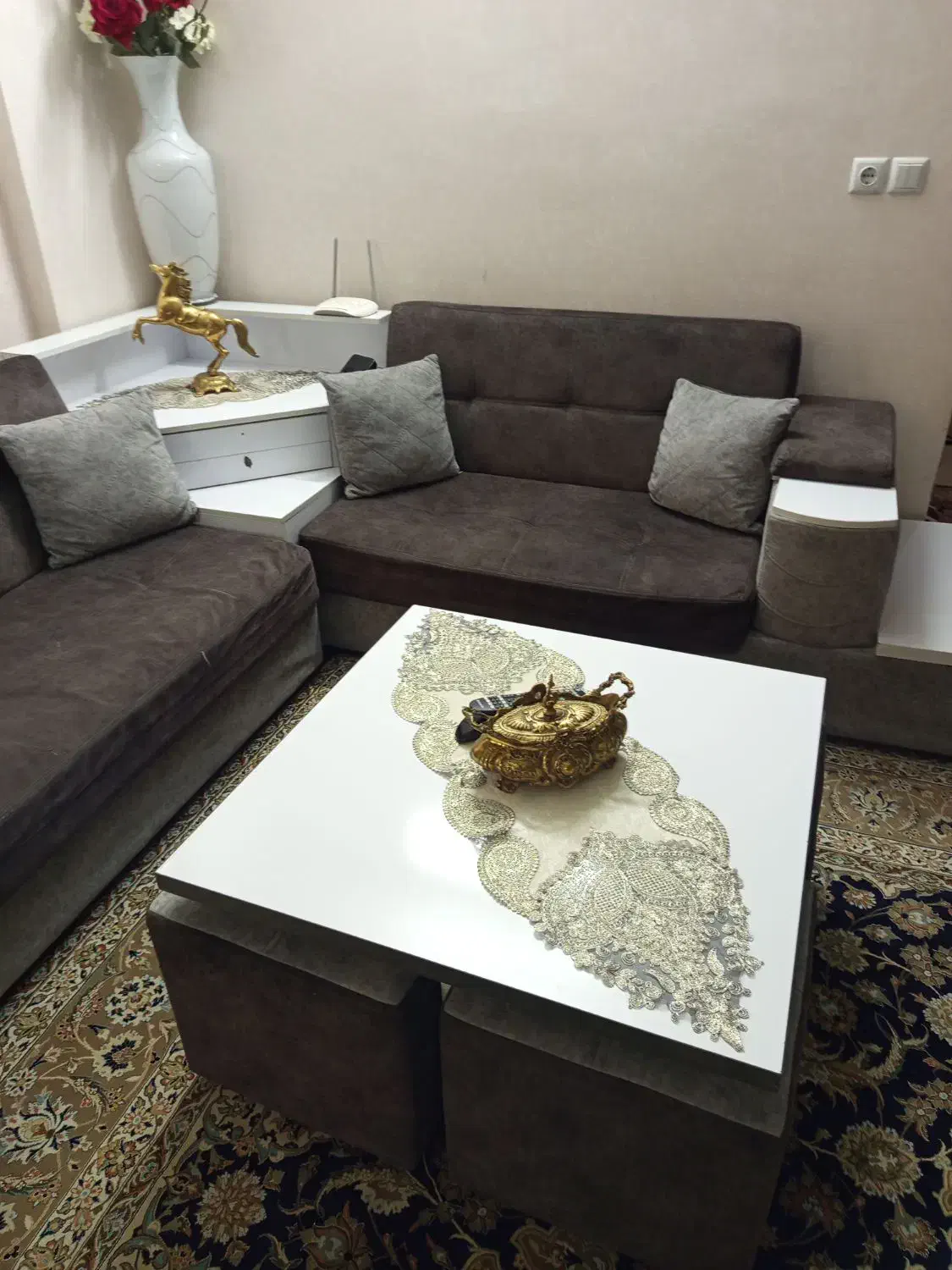 مبل 7نفره|مبلمان خانگی و میز عسلی|تهران, کیانشهر|دیوار