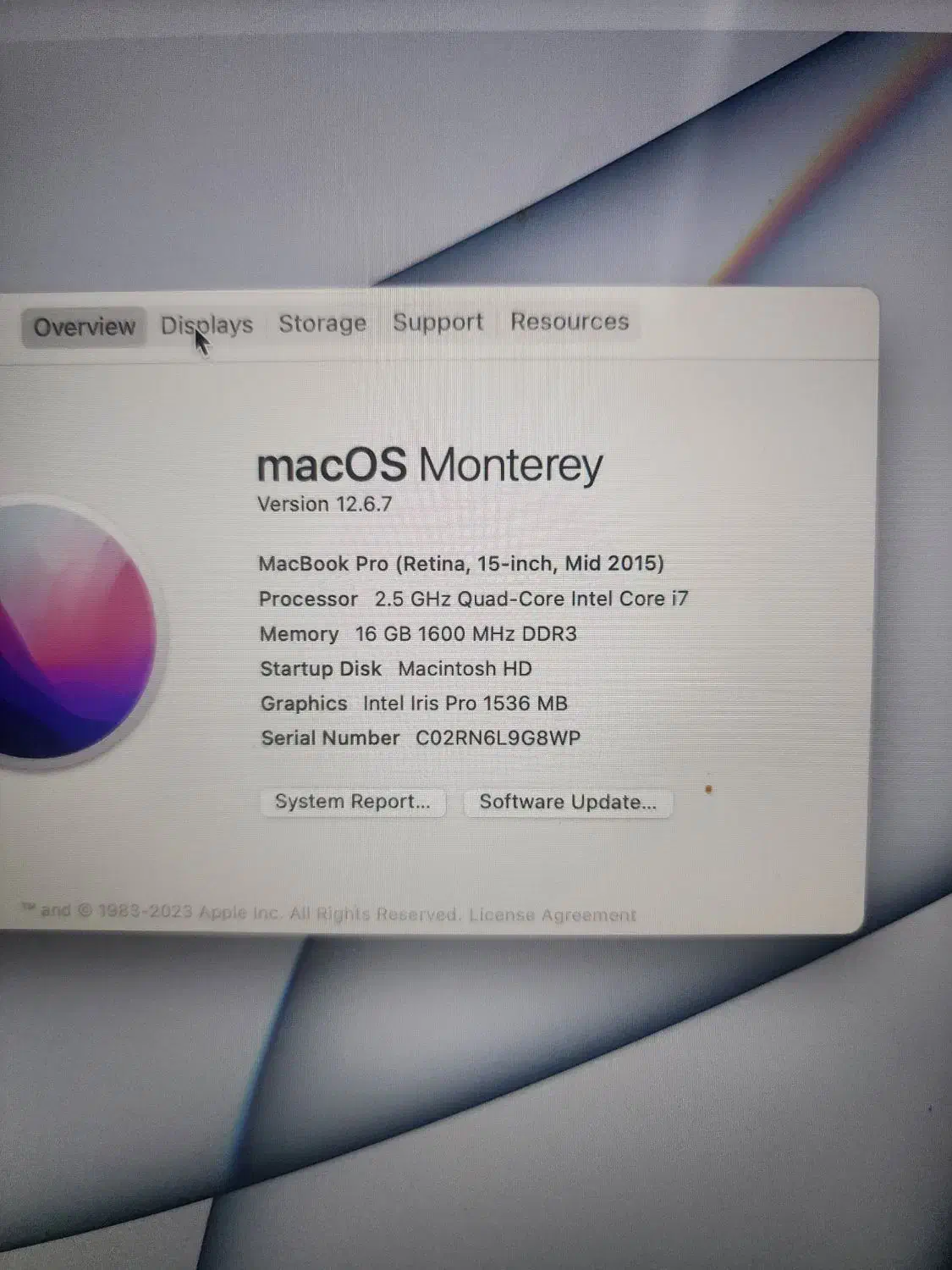 مک بوک پرو ۲۰۱۵|رایانه همراه|تهران, یوسف‌آباد|دیوار
