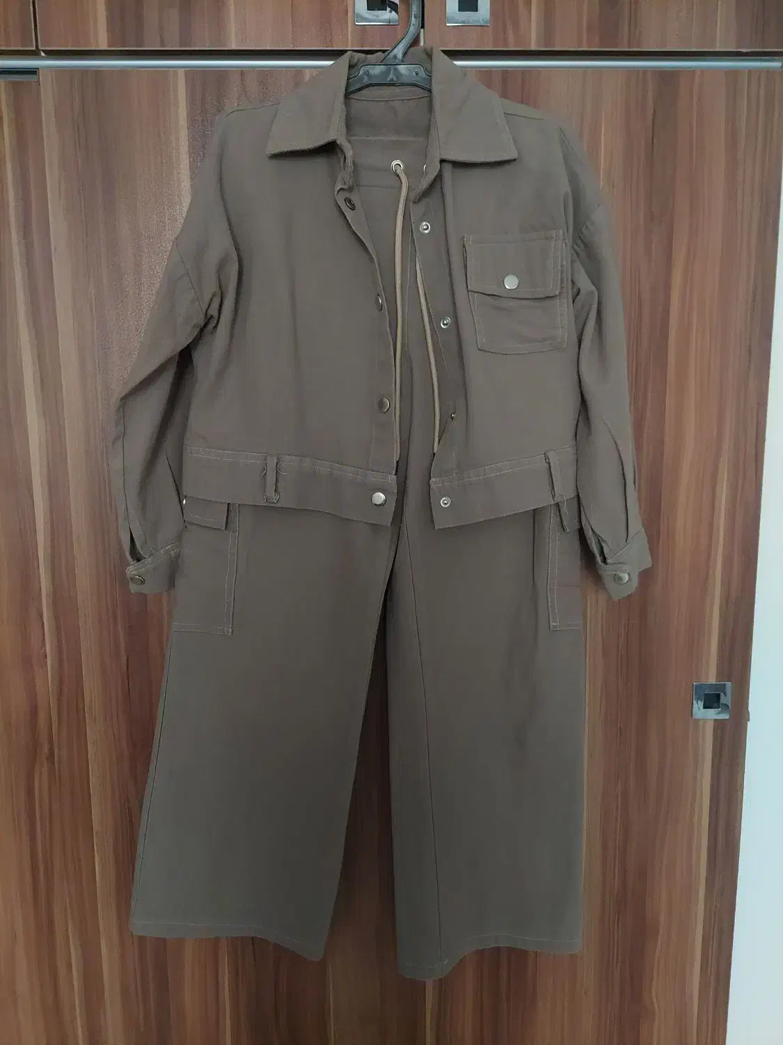 ست کت شلوار کتان   و  شلوار  لی  مام  زغالی|لباس|فردیس, منظریه|دیوار