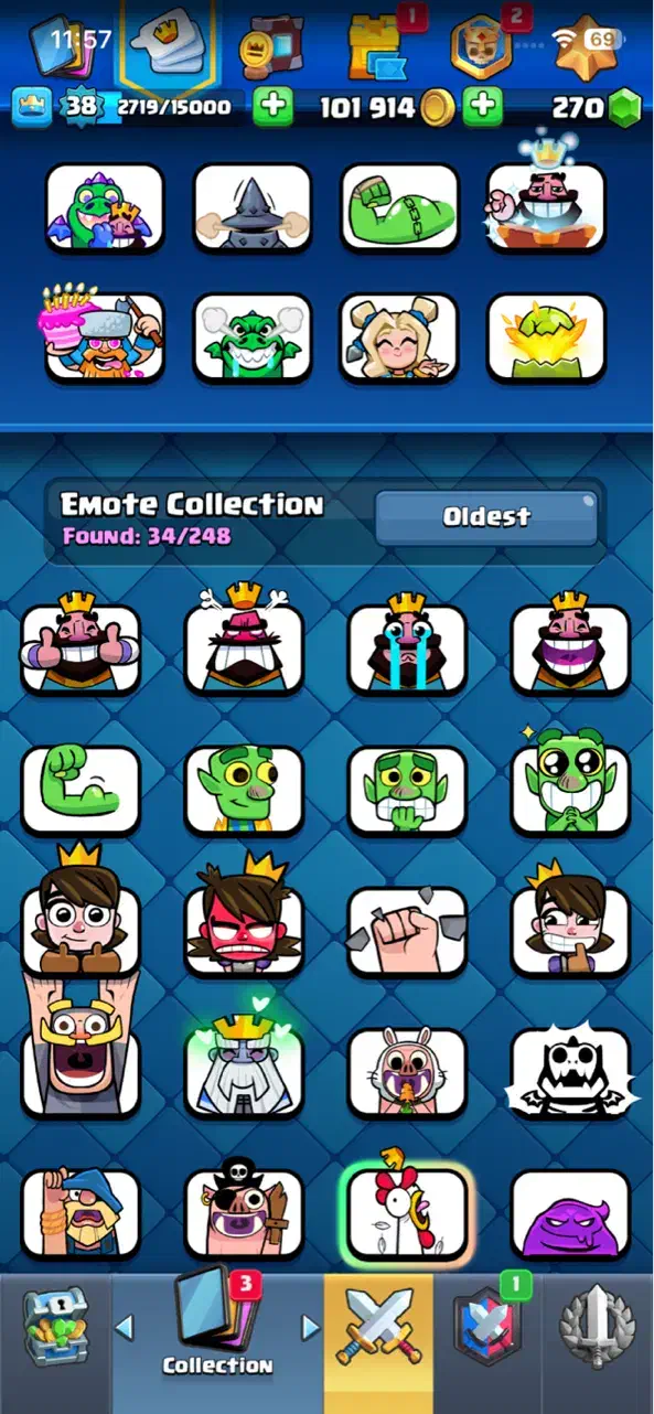 کلش رویال نایاب۹۰۰۰|کنسول، بازی ویدئویی و آنلاین|رشت, بوسار|دیوار