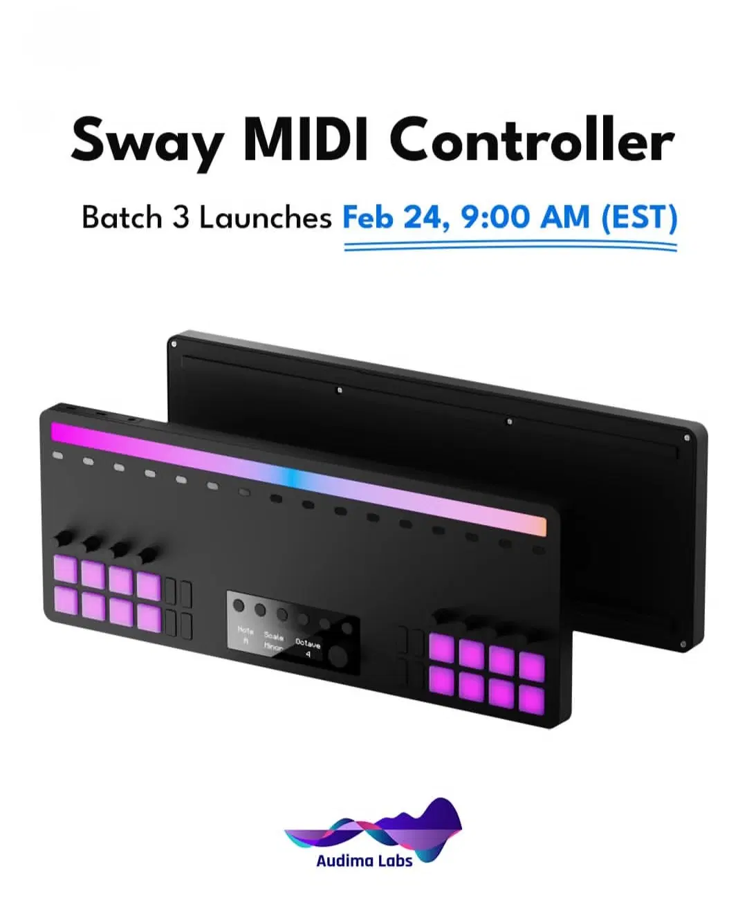 کنترلر MIDI و Dj حرفهای 6 بعدی Audima Sway B3|آلات موسیقی|تهران, تهراننو|دیوار