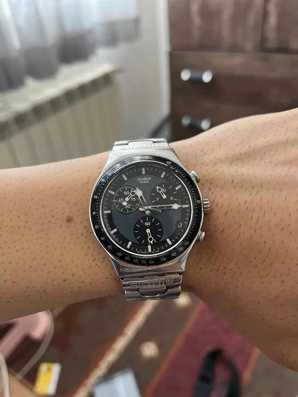 ساعت سواچ اصلی ایرونی swatch کرنوگراف|ساعت|تهران, جنتآباد شمالی|دیوار
