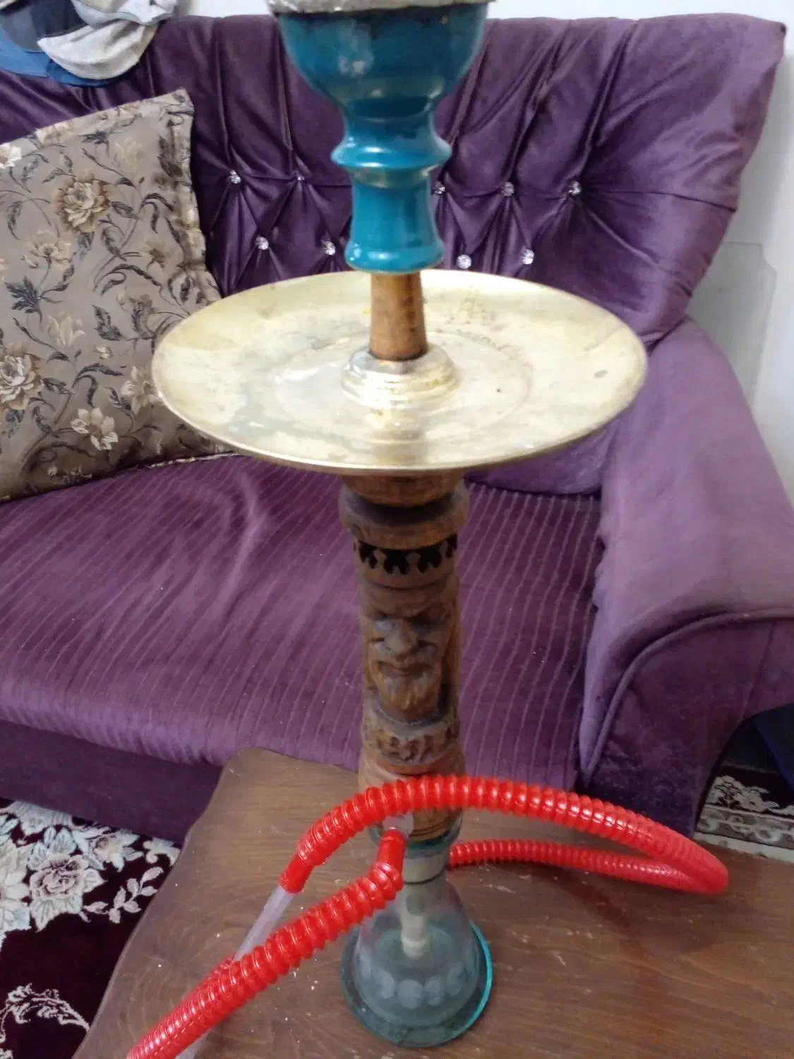 قلیون تنه چوبی|کلکسیون و سرگرمی|تهران, علم و صنعت|دیوار