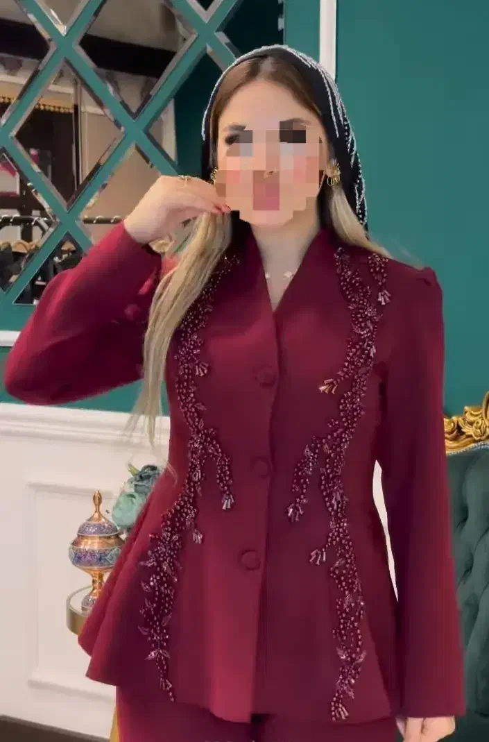 کت شلوار مجلسی جواهردوزی شده|لباس|تهران, فرمانیه|دیوار