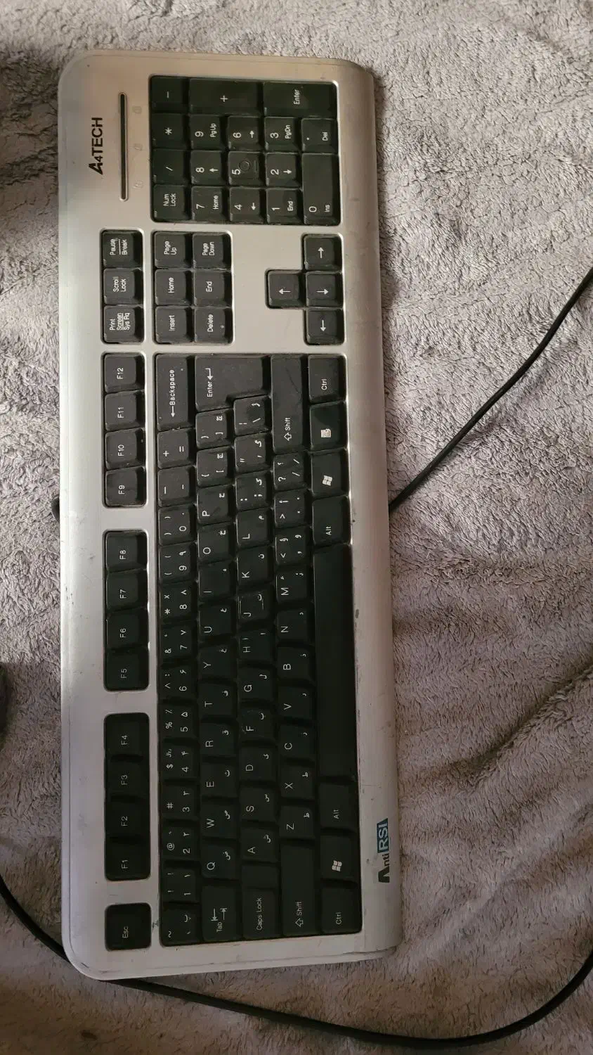 کیبرد Keyboard A4tech anti RSI|قطعات و لوازم جانبی رایانه|تهران, گیشا|دیوار