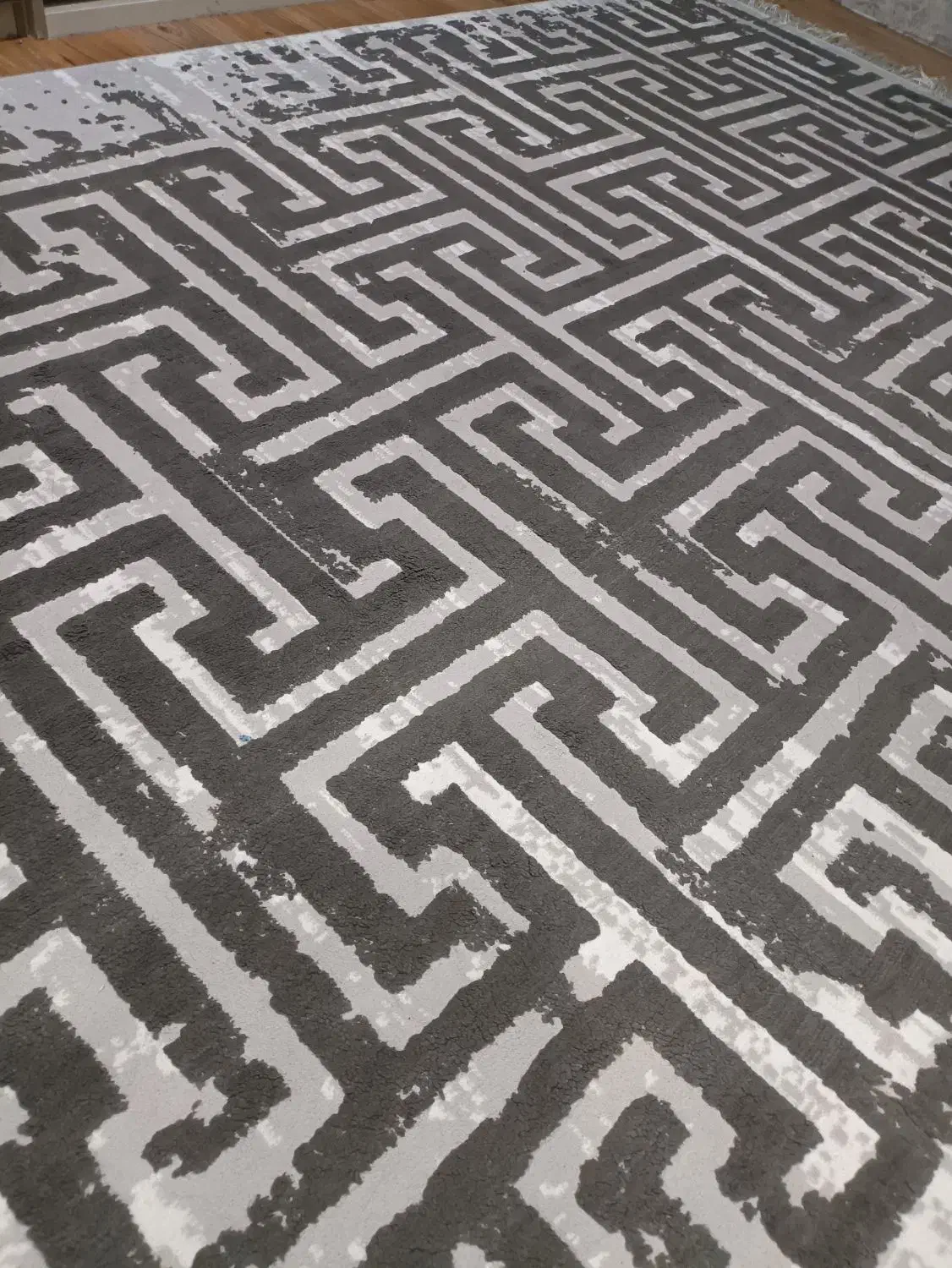 گلیم چهارمتری سالم رنگ طوسی|گلیم، جاجیم، گبه|اسلام‌شهر, شهرک قائمیه|دیوار