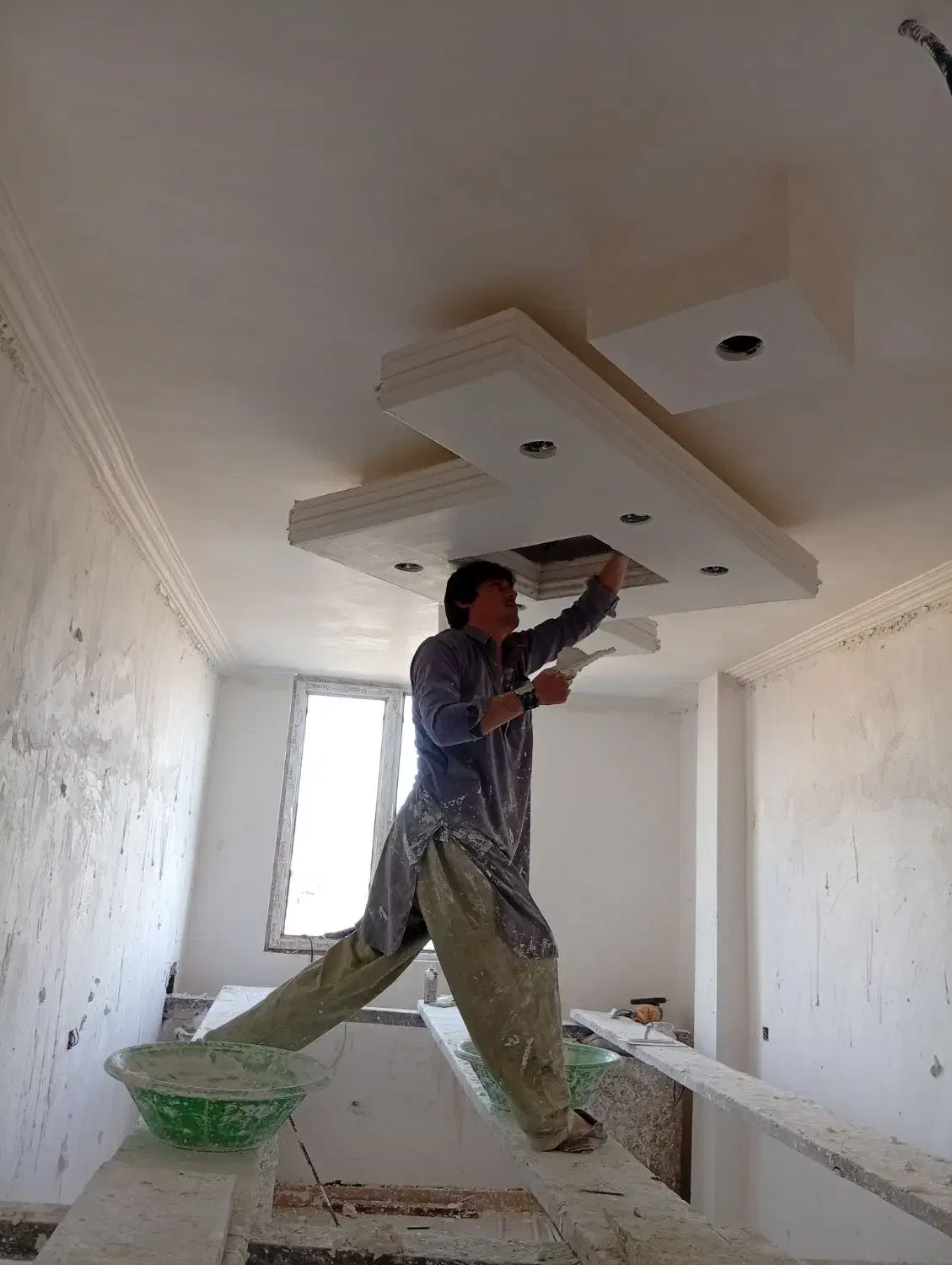 گچ کار عالی با کار ضمانت و قیمت مناسب|خدمات پیشه و مهارت|چابهار, |دیوار