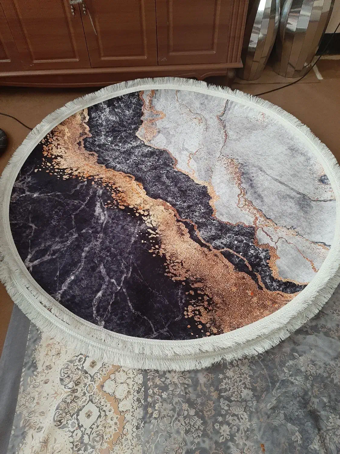 فرش گرد|فرش|هشترود, |دیوار