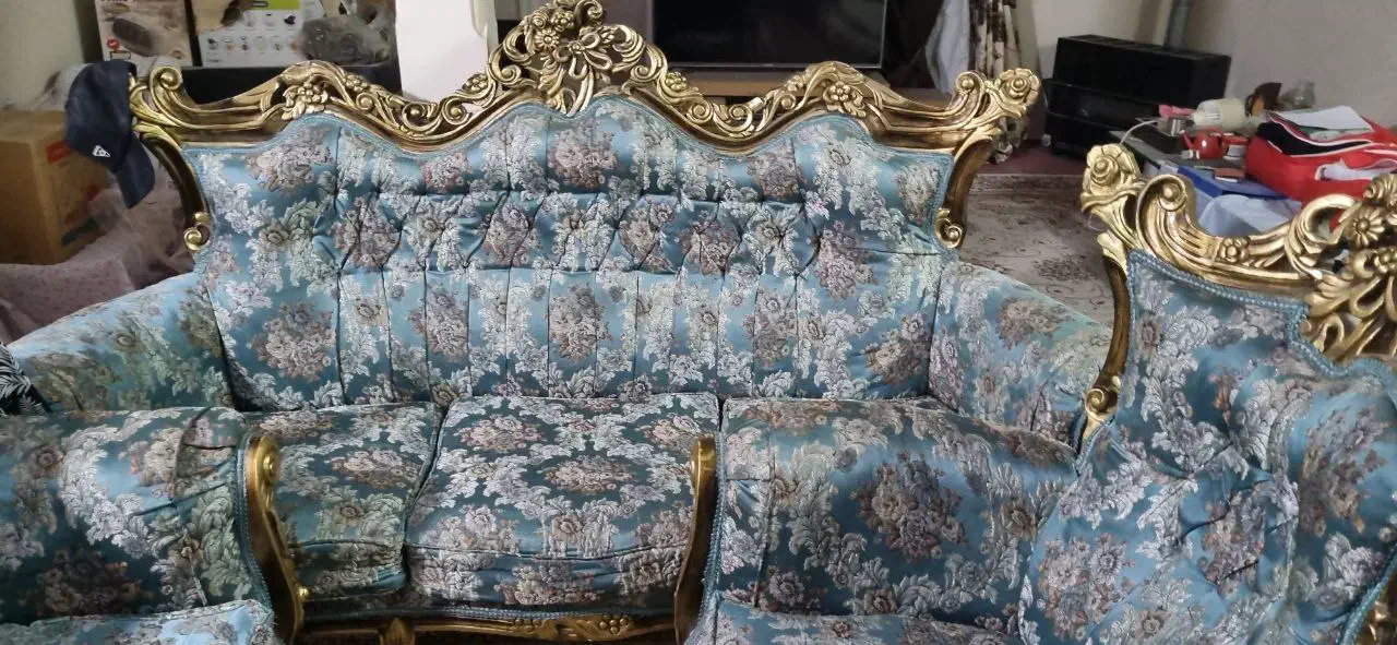 مبل استیل سلطنتی به شرط|مبلمان خانگی و میز عسلی|تهران, گلستان (شهرک راه آهن)|دیوار