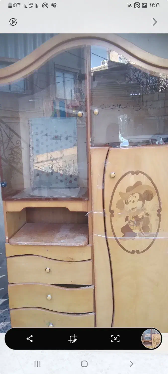 کمد کودک به مبلغ ۵۰۰هزار|تخت و سرویس خواب|شاندیز, |دیوار