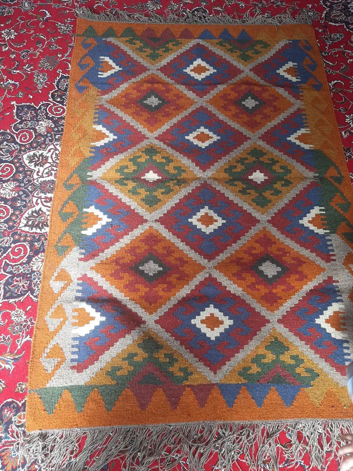 قالیچه پشمی|فرش|بیرجند, |دیوار