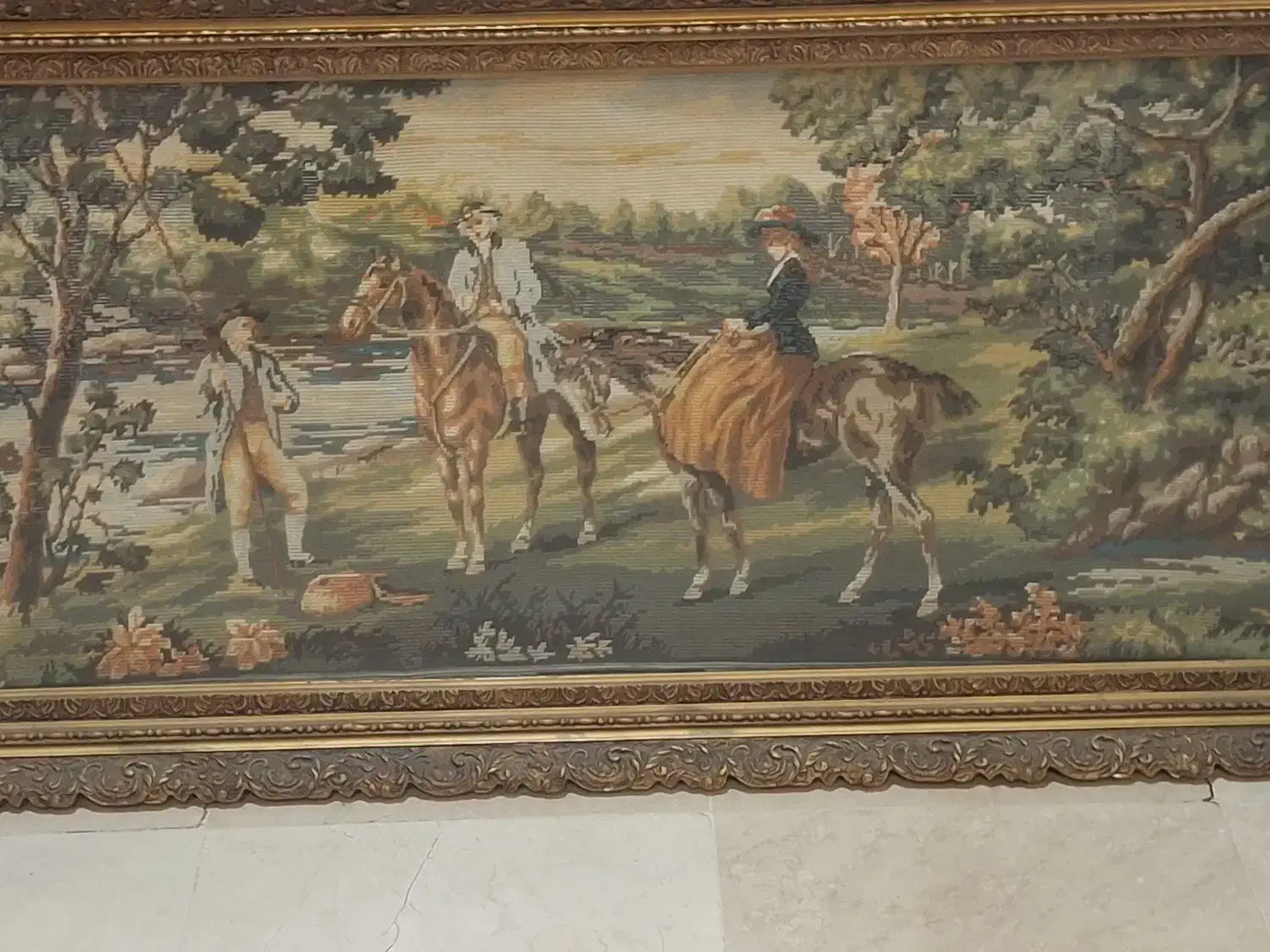 تابلو کوبلن قدیمی|تابلو، نقاشی، عکس|تهران, هروی|دیوار