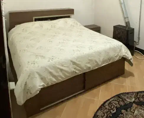 سرویس خواب ۲نفره،کمد دار ،برندبلج با تشک طبی رویا|تخت و سرویس خواب|بوکان, |دیوار