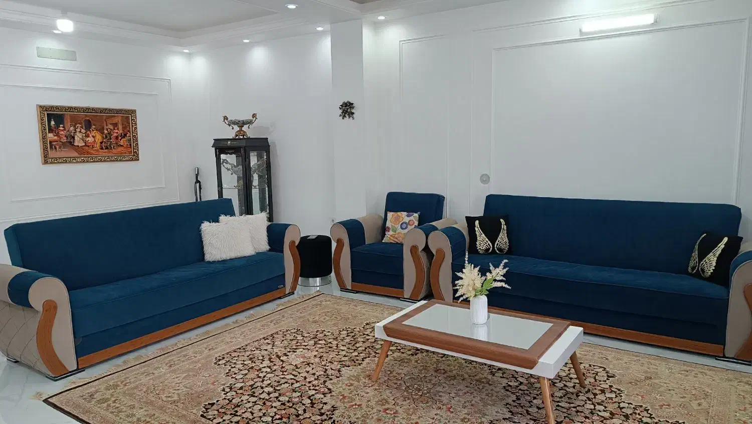 مبل تخت شو ۱۰ نفره|مبلمان خانگی و میز عسلی|آشخانه, |دیوار