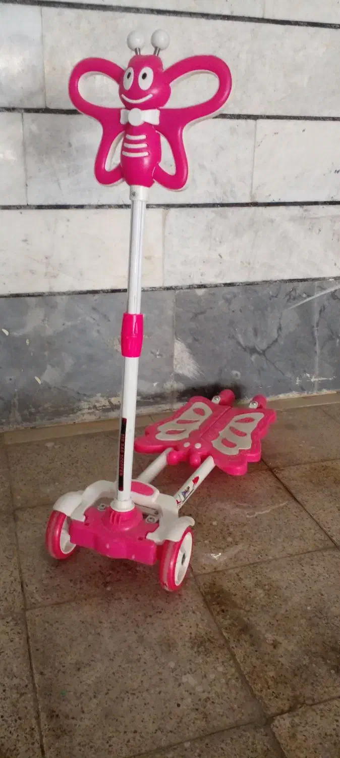 اسکوترچهارچرخ دوپا|اسباب‌بازی بچه|قزوین, |دیوار