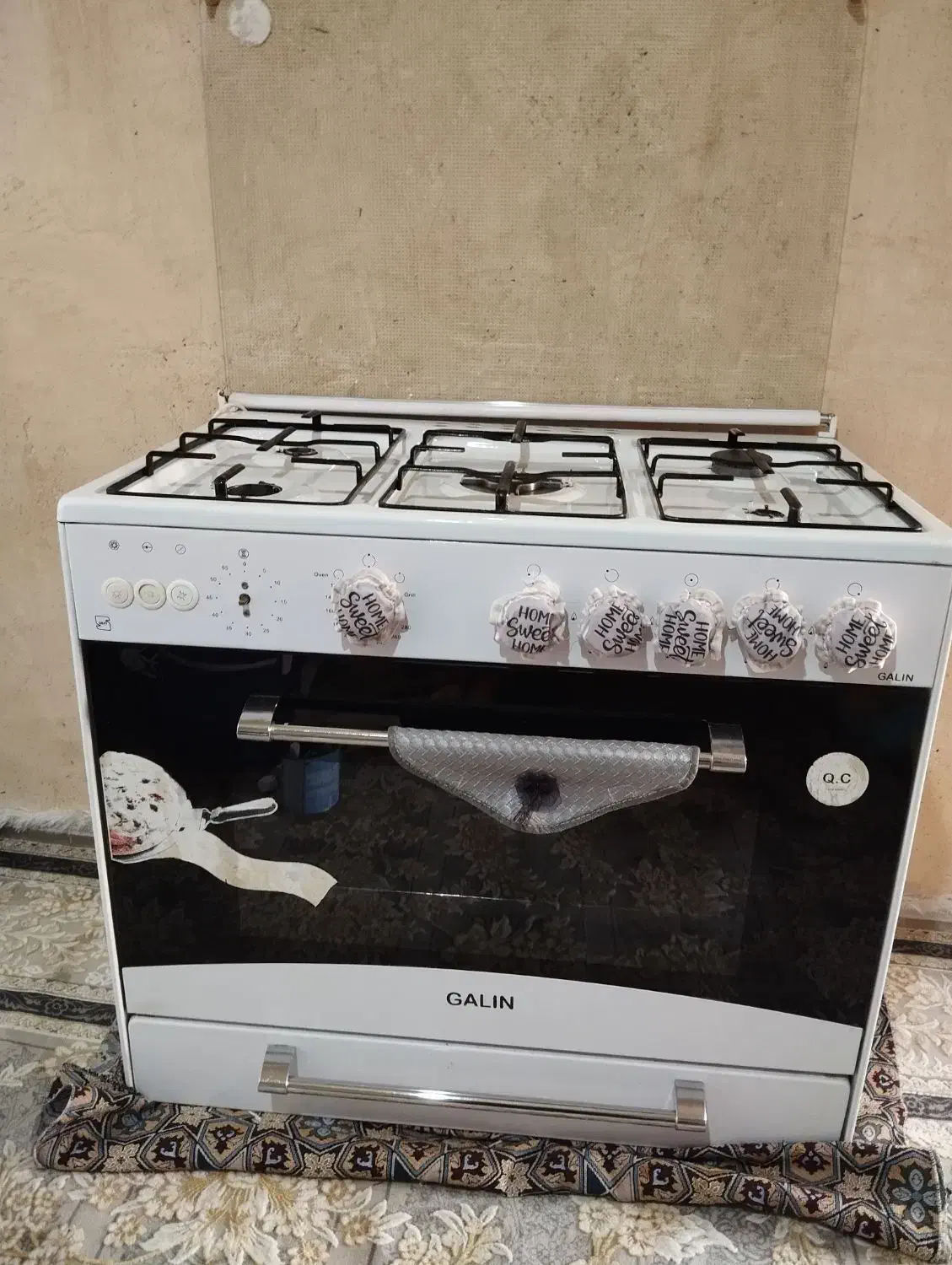 گاز ۵شعله طرح فر|اجاق گاز و لوازم برقی پخت‌وپز|جوانرود, |دیوار