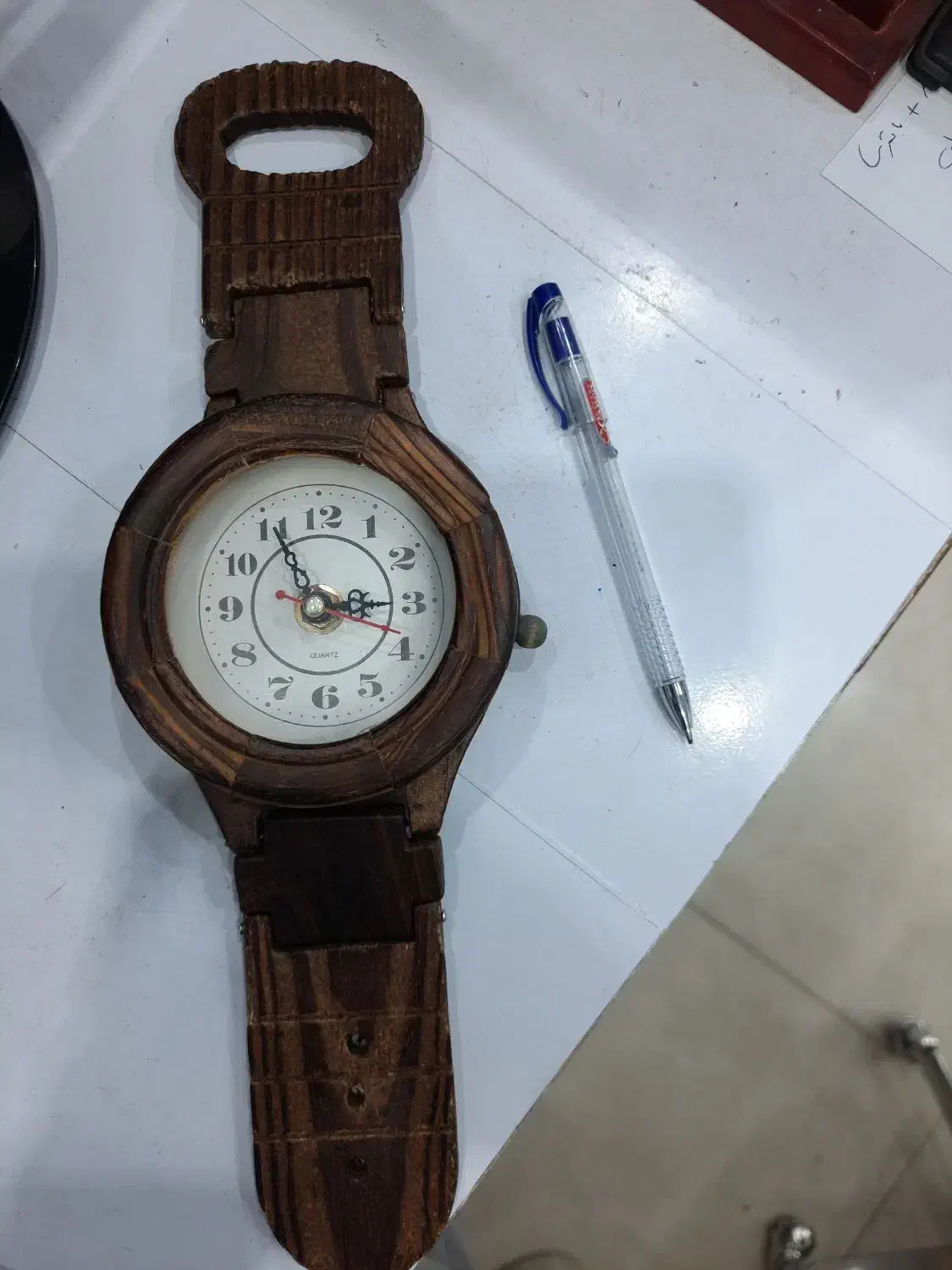 ساعت دیواری طرح مچی|ساعت دیواری و تزئینی|آباده, |دیوار