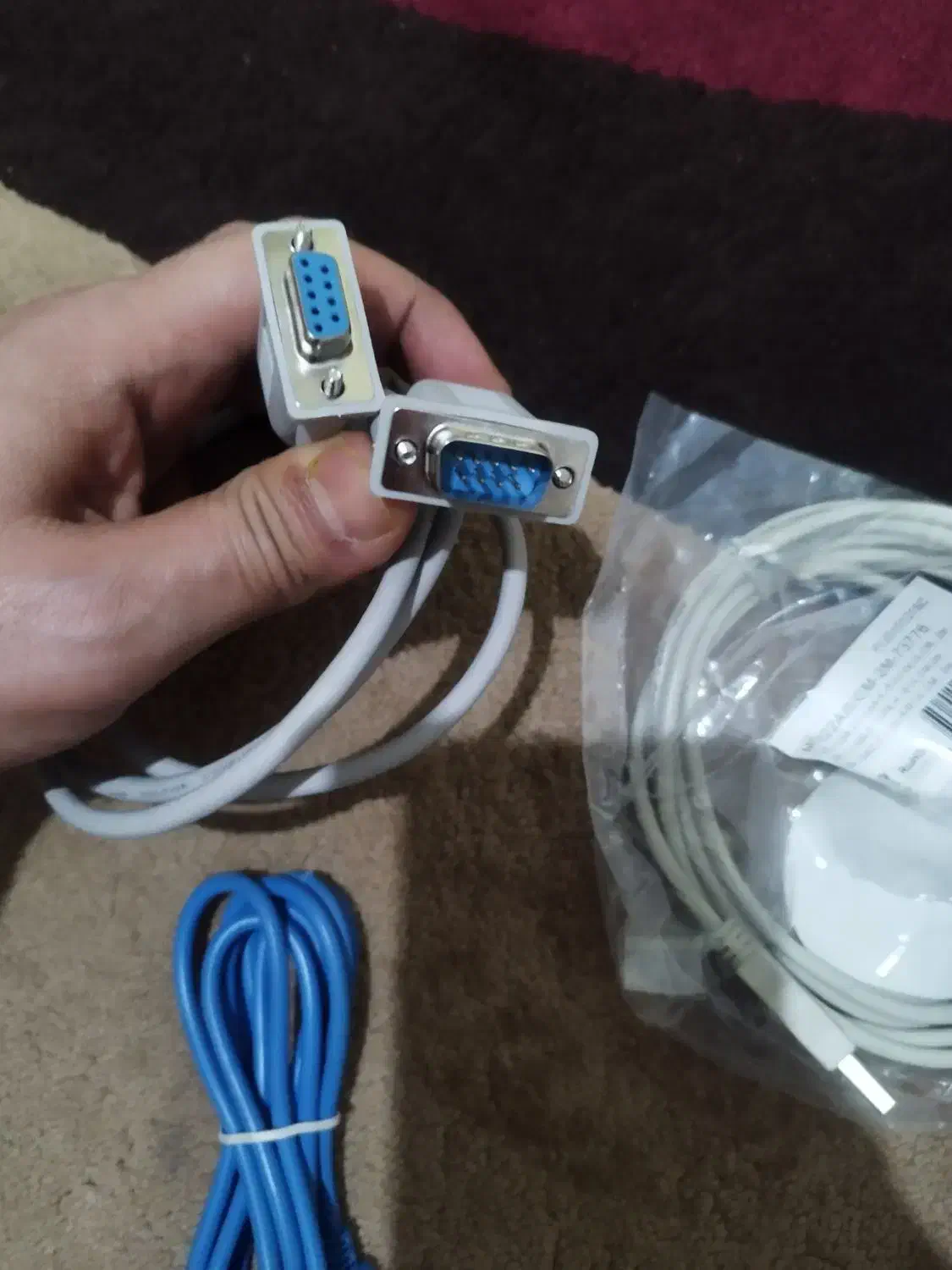 4 عدد سیم کامپیوتر  و پرینتر نو و آکبند هستند|قطعات و لوازم جانبی رایانه|کرج, کرج نو|دیوار