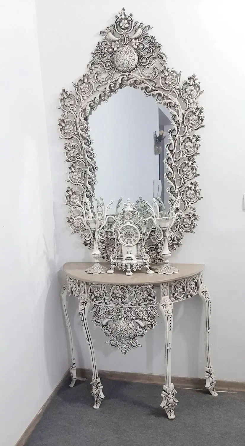 اینه و شمعدان،میز تلویزیون،جاکفشی|جاکفشی، کمد، دراور|محمدیه-قزوین, |دیوار