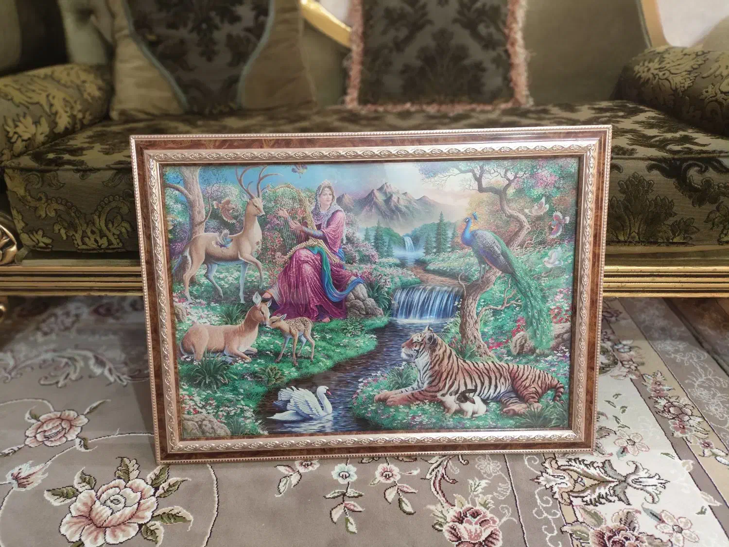 تابلو وانیکاد جدید با قاب چوبی محکم و زیبا (نو)|تابلو، نقاشی، عکس|مشهد, عسگریه|دیوار