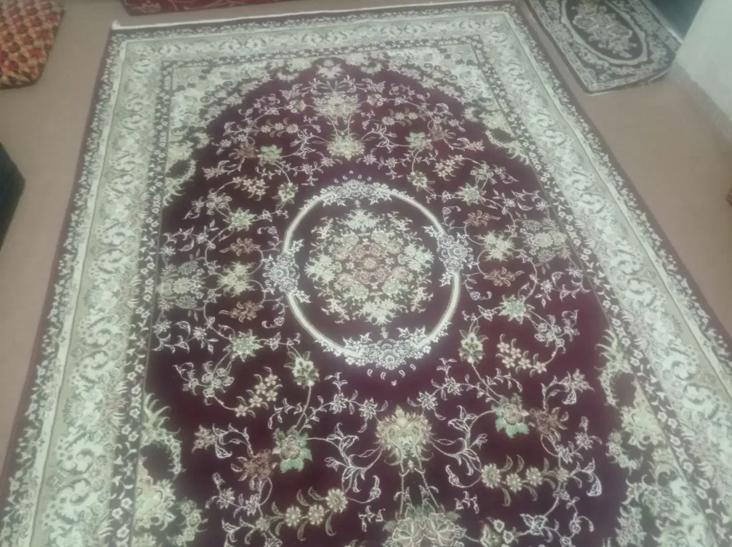 دو عدد فرش 6متری|فرش|سنقر, |دیوار