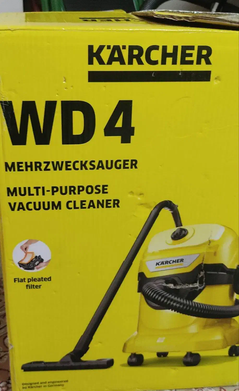 جاروبرقی کارچرWD4|جاروبرقی، جارو شارژی، بخارشو|صدرا-فارس, فاز ۱|دیوار