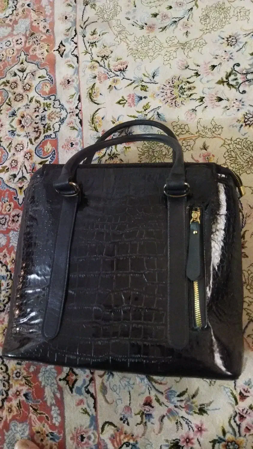 کیف مجلسی مشکی.  ورنی|کیف، کفش، کمربند|تهران, وصفنارد|دیوار