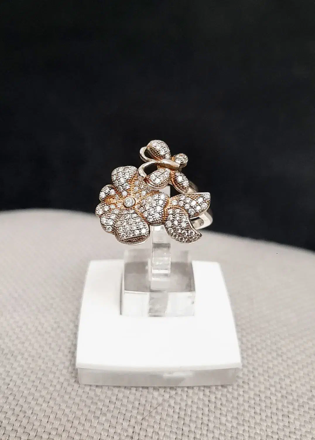 تعدادی انگشتر نقره زنانه|جواهرات|فردیس, نسترن غربی|دیوار