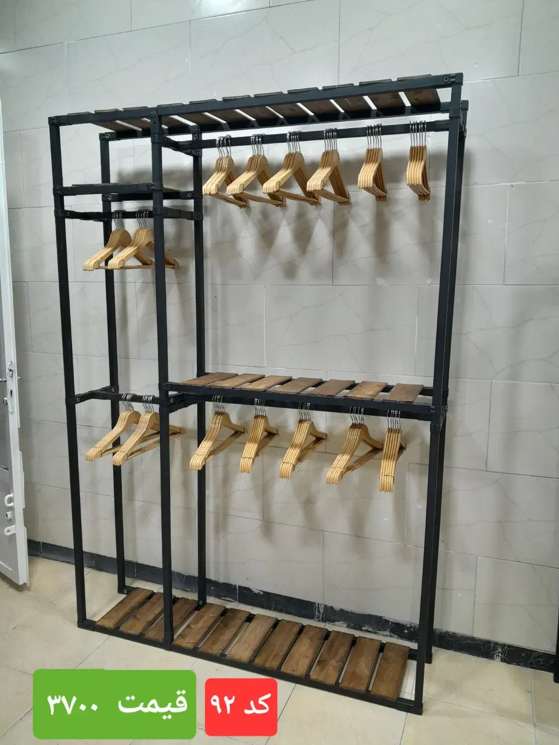 رگال جا کفشی بزرگ با ظرفیت بالا(چوب و فلز دلا)|جاکفشی، کمد، دراور|کرج, گلستان|دیوار