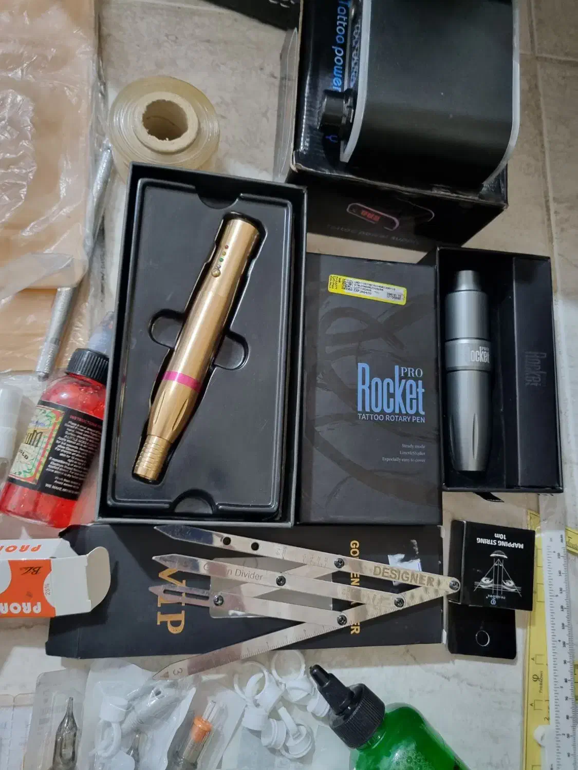 وسایل تتو بدن وصورت|آرایشی، بهداشتی، درمانی|ورامین, خیر آباد|دیوار