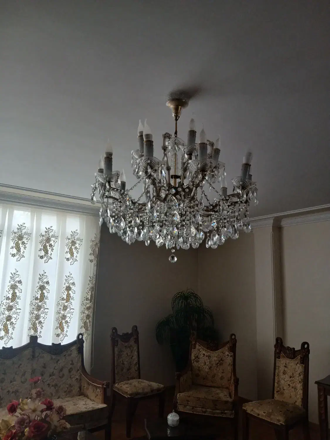 لوستر ۱۶ شاخه|لوستر و چراغ آویز|تبریز, |دیوار