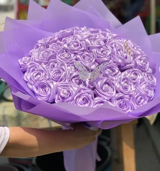 گل روبانی دسته گل ربانی خواستگاری(شاخه ای ۱۴ تومن)|گل مصنوعی|مشهد, چهنو|دیوار