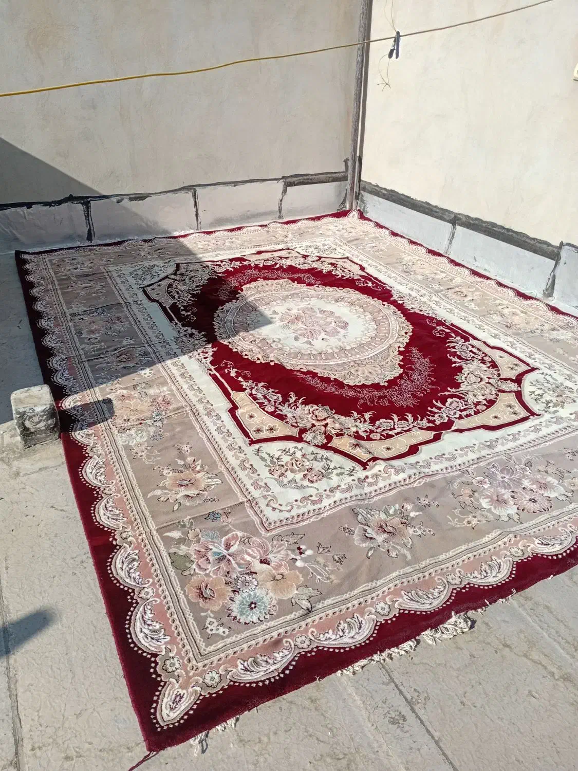 فرش ۱۲متری|فرش|قم, قلعه کامکار|دیوار