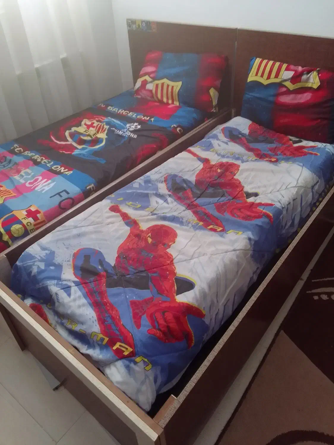 دوعدد تخت خواب نوجوان|تخت و سرویس خواب|هشتگرد, شهرک آپادانا|دیوار