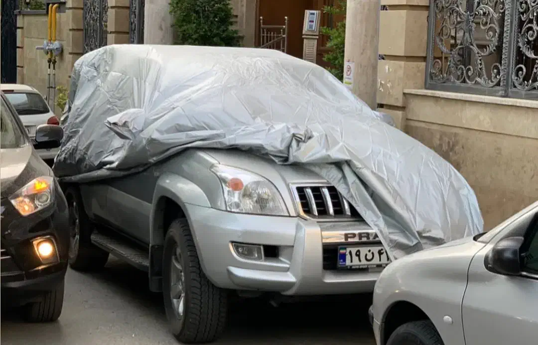 چادرپی وی سیpvcضداب روکش خاکستری ماشین خودرو موتور|قطعات یدکی و لوازم جانبی|تهران, نیروی هوایی (پیروزی)|دیوار