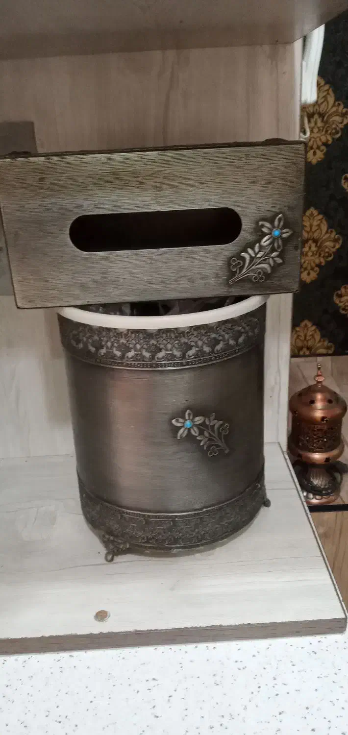 سطل وجادستمال|صنایع دستی و سایر لوازم تزئینی|پاکدشت, پاکدشت (مامازند)|دیوار
