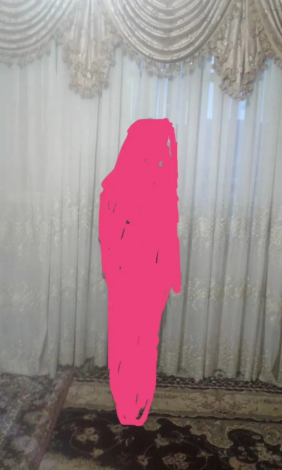 والون پرده به همراه چوب پرده|پرده، رانر، رومیزی|خرمآباد, |دیوار