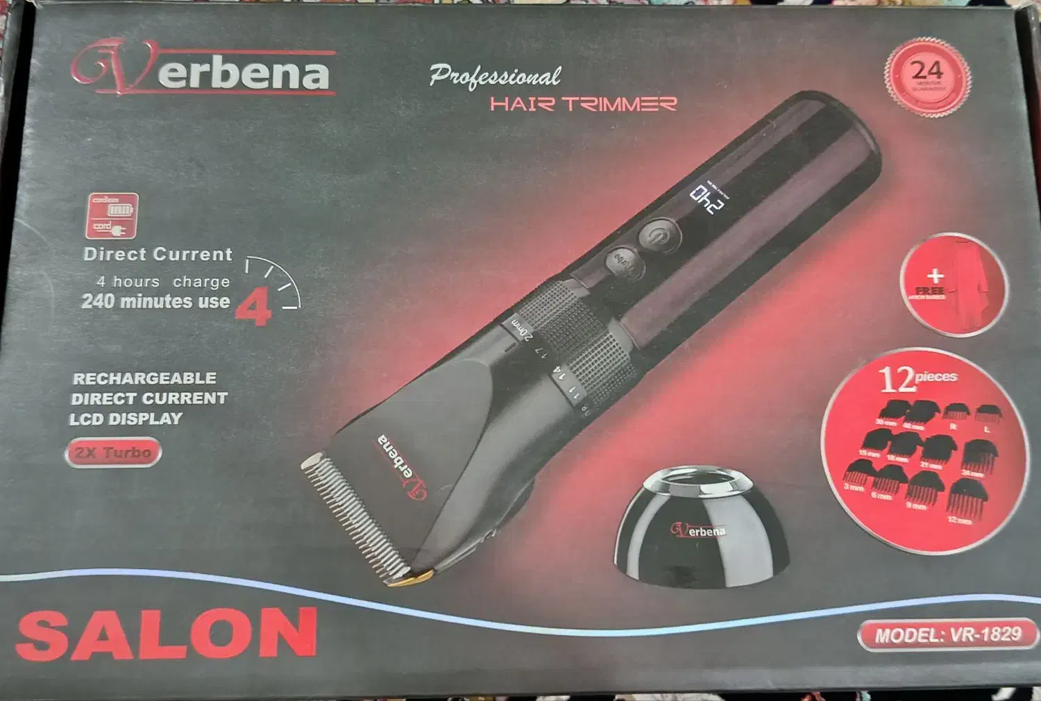 ماشین ریش تراش شارژی وربنا مدل 1829|آرایشی، بهداشتی، درمانی|الوند, |دیوار