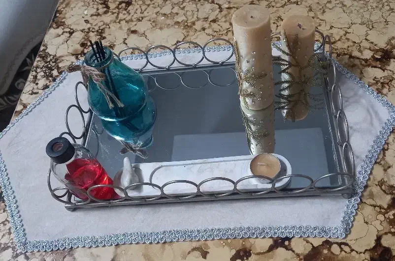 سینی آینه ای سالم|صنایع دستی و سایر لوازم تزئینی|رباطکریم, رباطکریم|دیوار