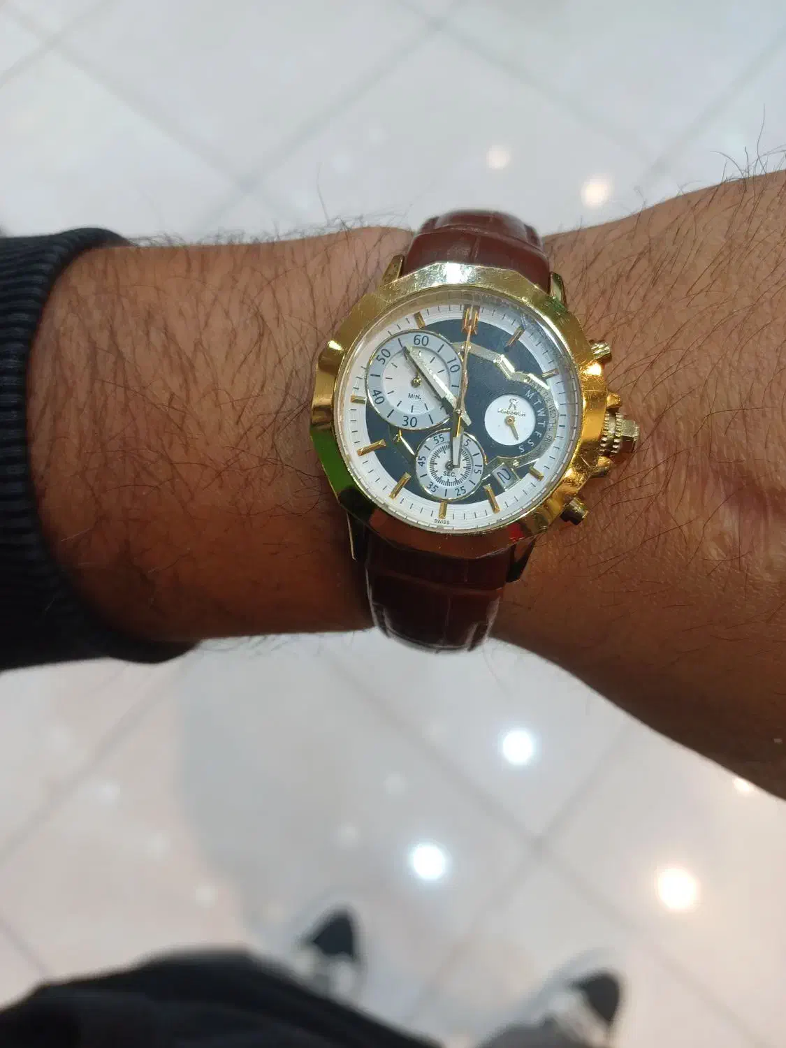 ساعت مچی رومانسون اصلی سه موتور کرنوگراف|ساعت|قزوین, |دیوار