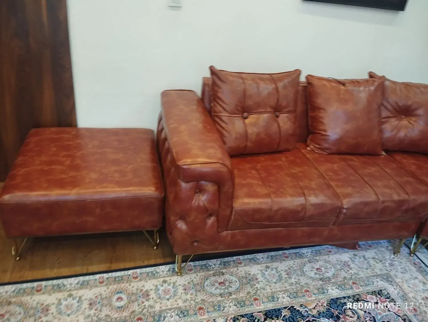 مبل چرم هفت نفره خاص|مبلمان خانگی و میز عسلی|نکا, |دیوار