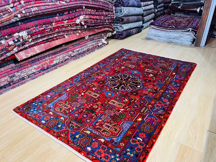 فرش پرده ای لاکی بافت نهاوند اکبند|فرش|تهران, سلسبیل شمالی|دیوار